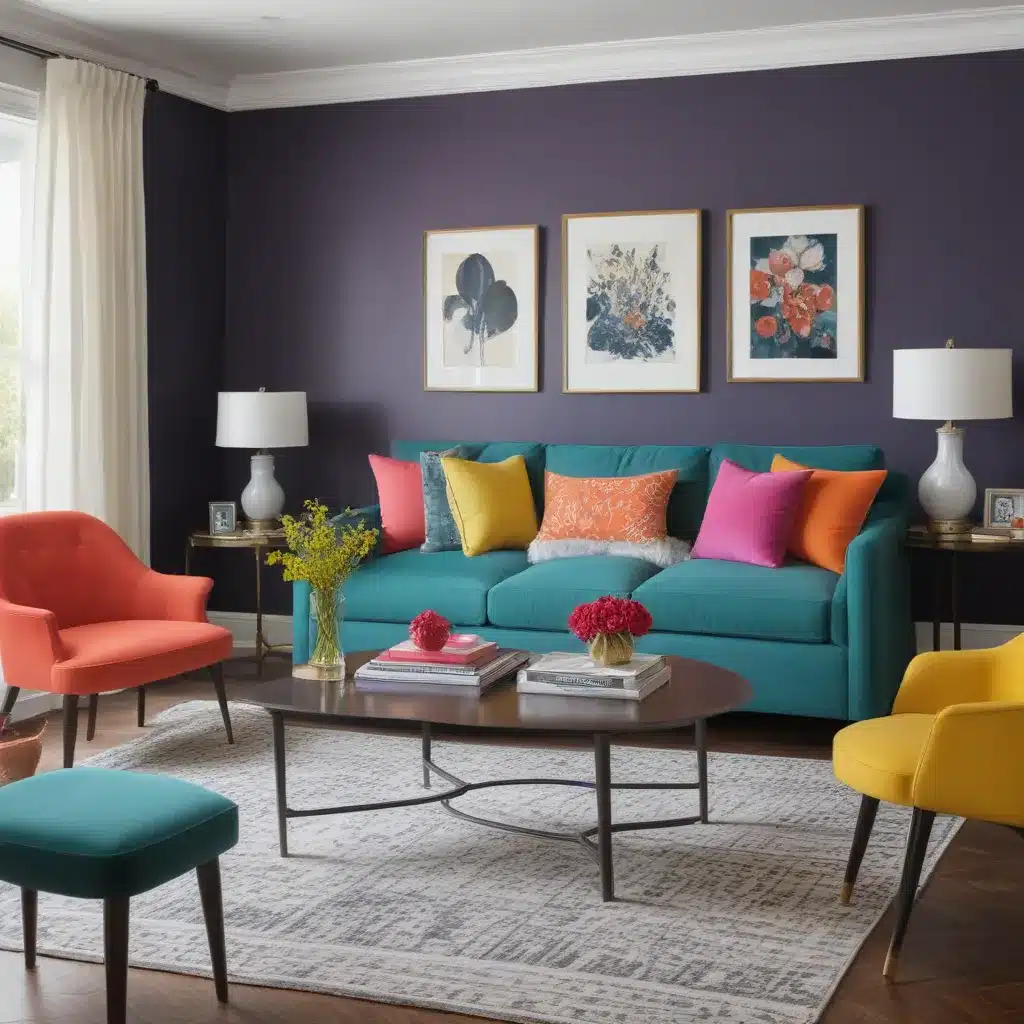Re-Energize Your Living Room with Bold Color