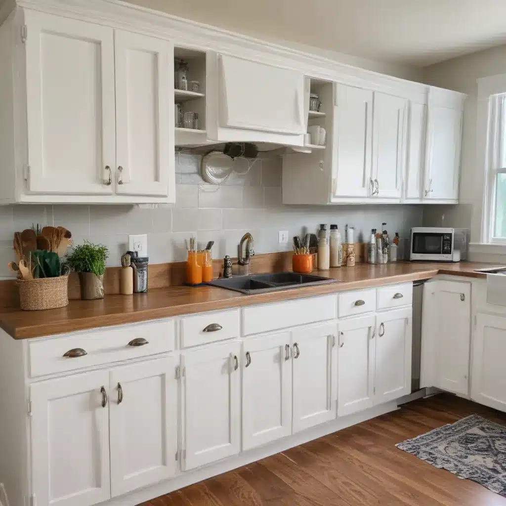 Refresh Kitchen Cabinets with New Hardware and Paint