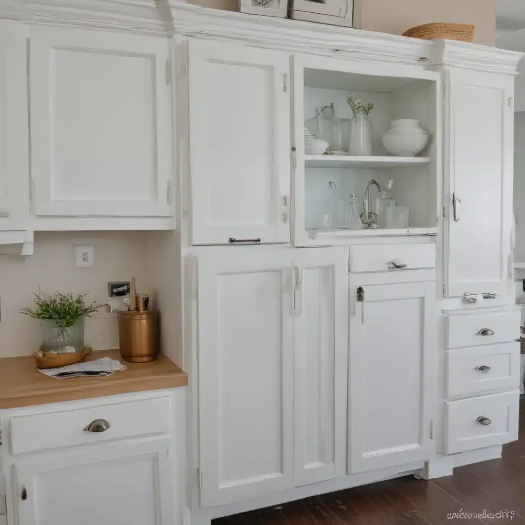 Refreshing Cabinets with New Hardware and Paint