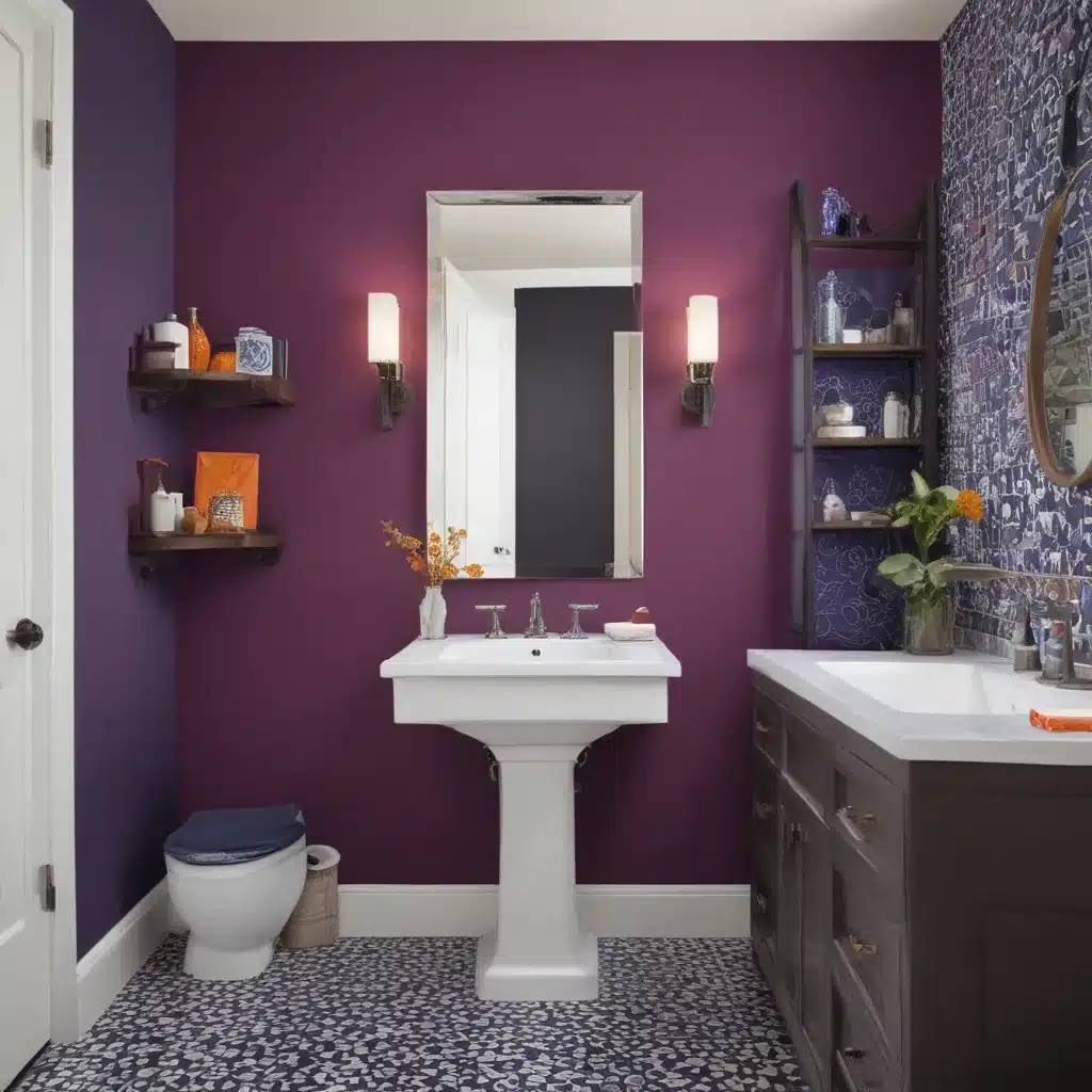 Reinvent Your Bathroom With Bold, Vibrant Color Schemes