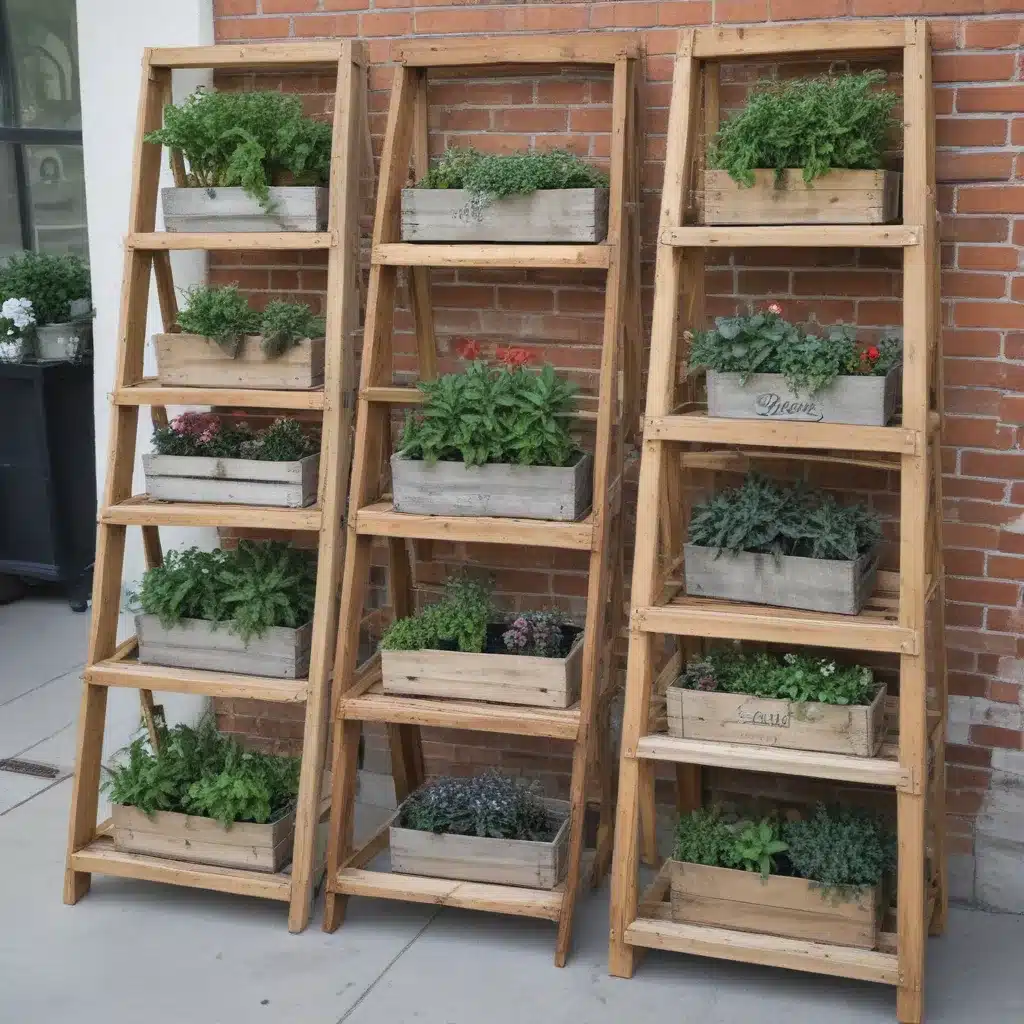 Repurpose Ladders, Crates, And Pallets