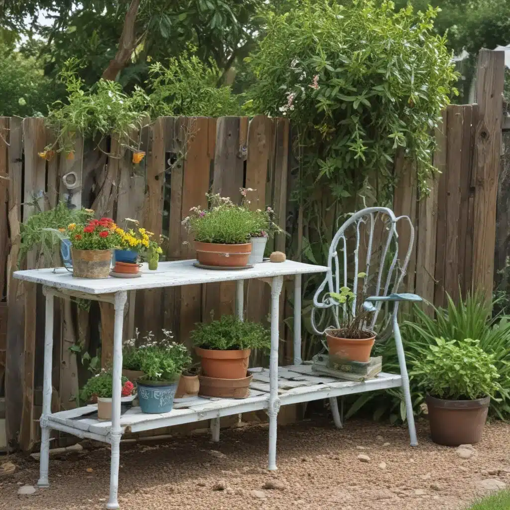 Repurpose and Upcycle for Eclectic Garden Style Repurpose and Upcycle for Eclectic Garden Style