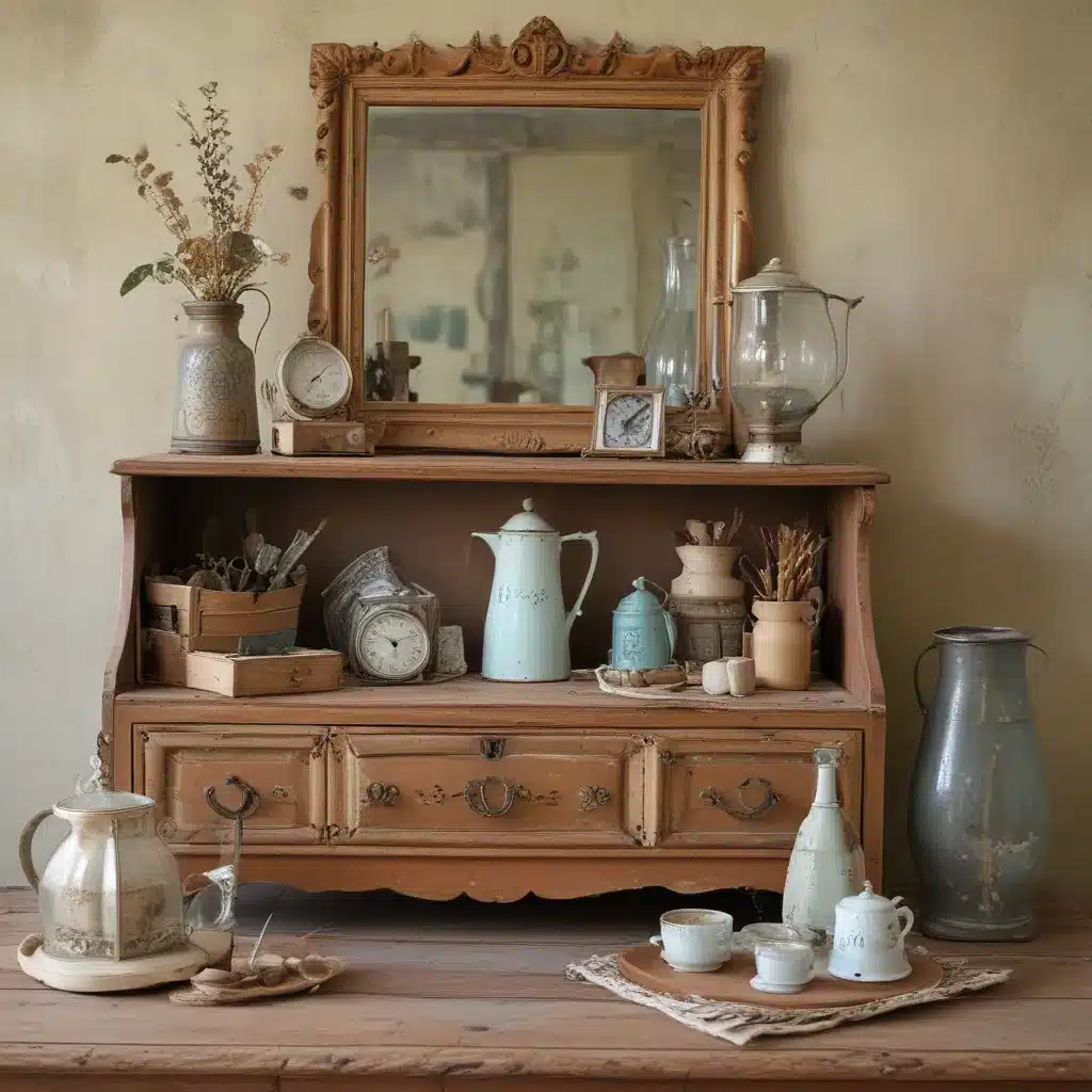 Repurpose vintage items for home decor
