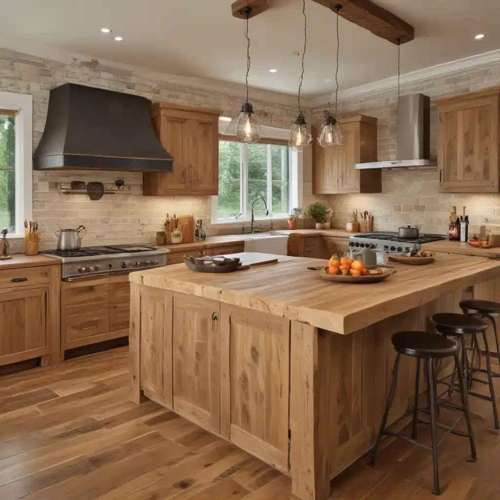 Rustic Elements Bring Charm to Modern Kitchens