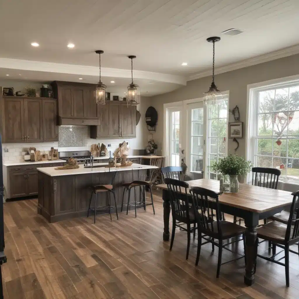 Rustic Farmhouse Touches On A Suburban Budget