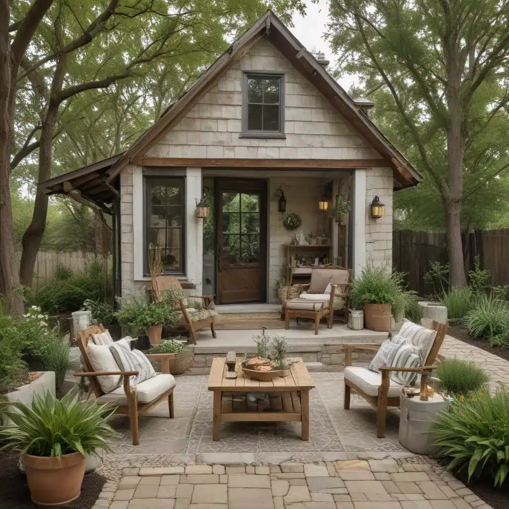 Rustic Refuge – Farmhouse Chic Style for Cozy Backyard Living Spaces Rustic Refuge – Farmhouse Chic Style for Cozy Backyard Living Spaces