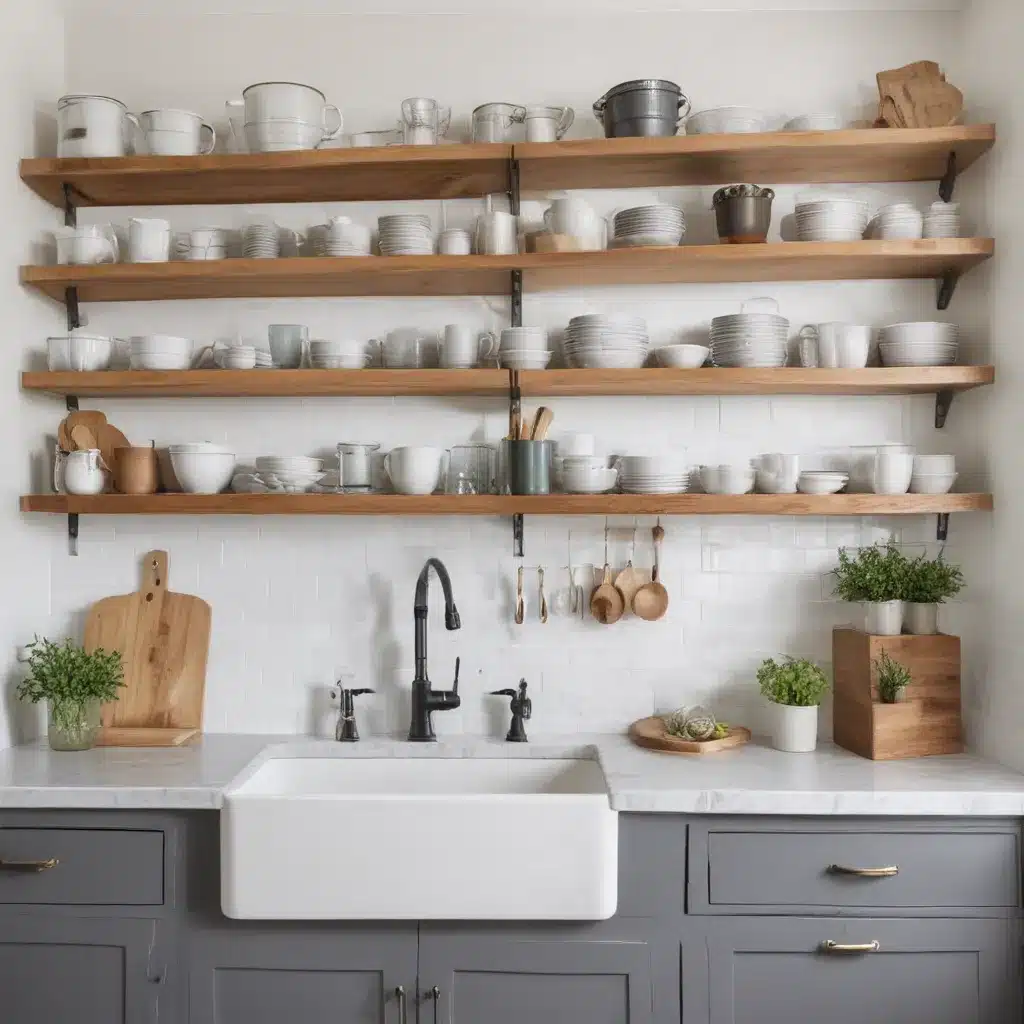 Saying Goodbye to Upper Cabinets: Open Shelving Creates Airy Kitchens