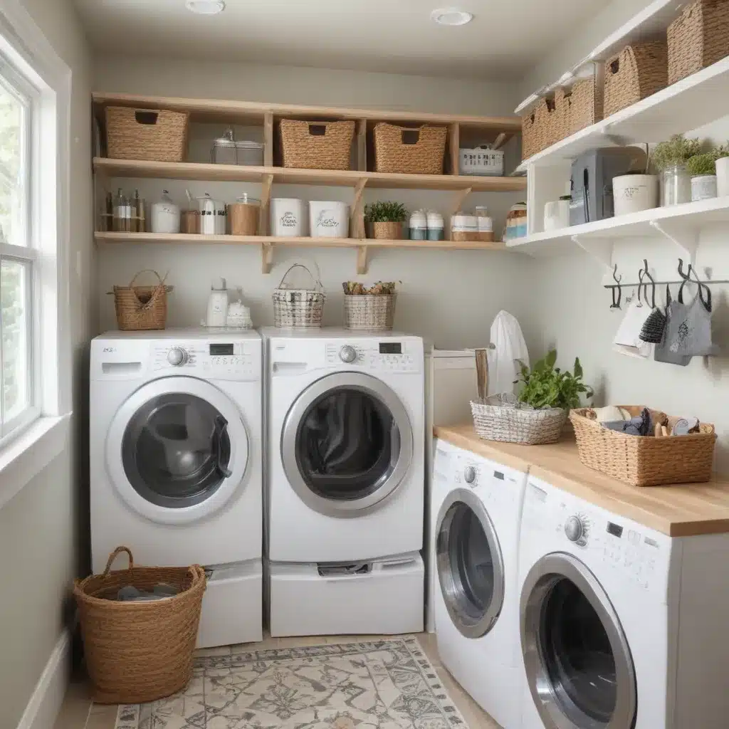 Small Laundry Room Storage And Organization Ideas