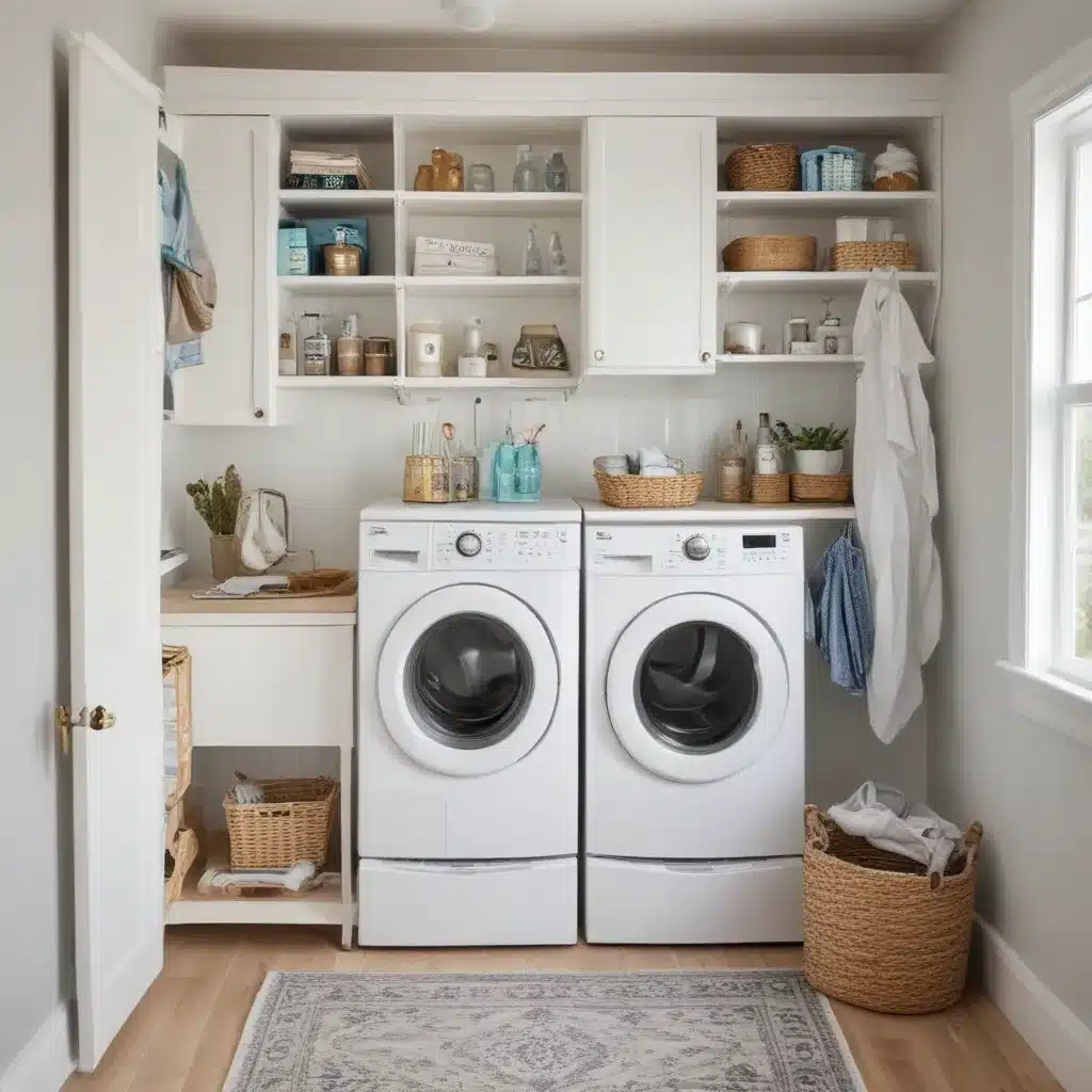 Small Laundry Rooms: Storage And Organization Ideas