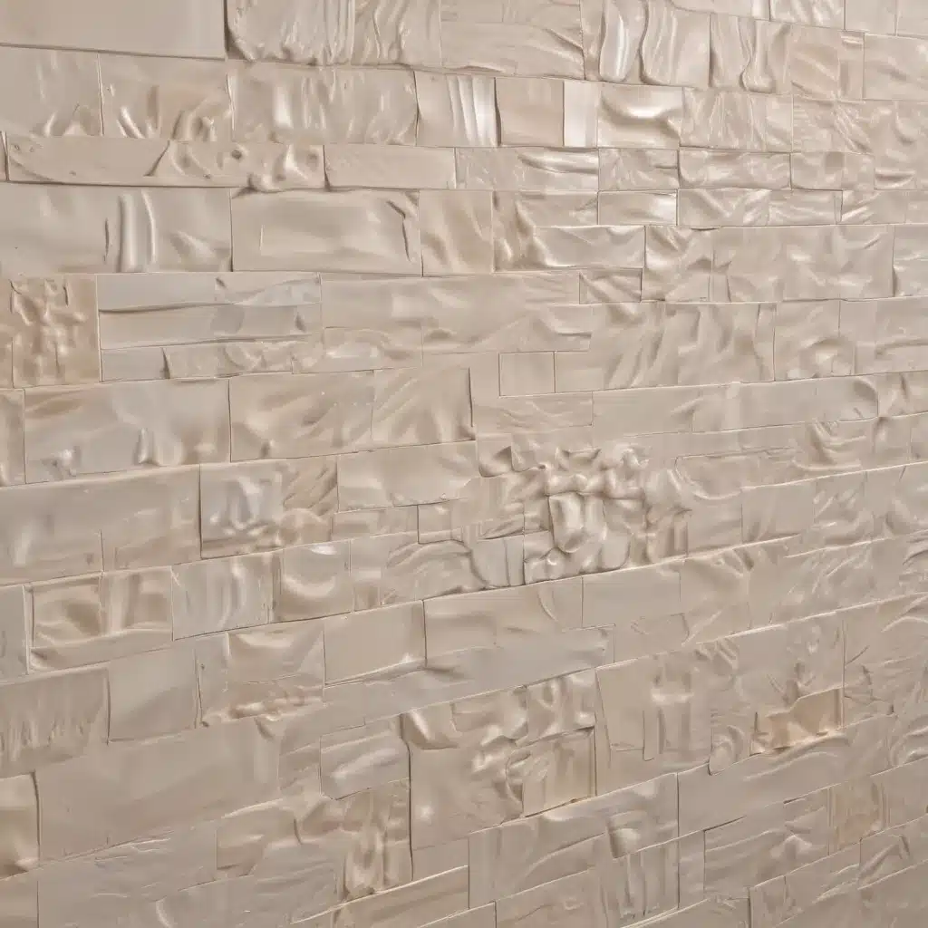 Textured Tiles: Dimensional and 3D Tiles Replace Basic Subway Tile