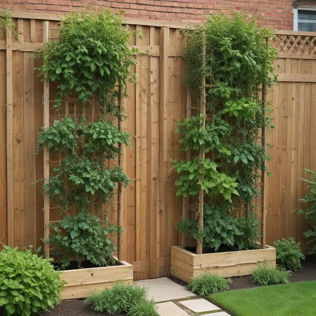 Trellis vertically to Maximize Small Space Growing Trellis vertically to Maximize Small Space Growing