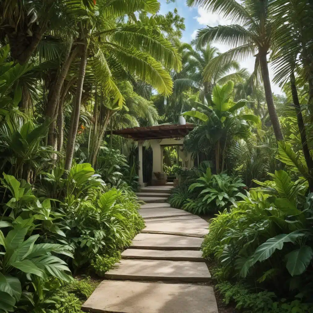 Tropical Oasis: Lush Greens and Island Inspiration