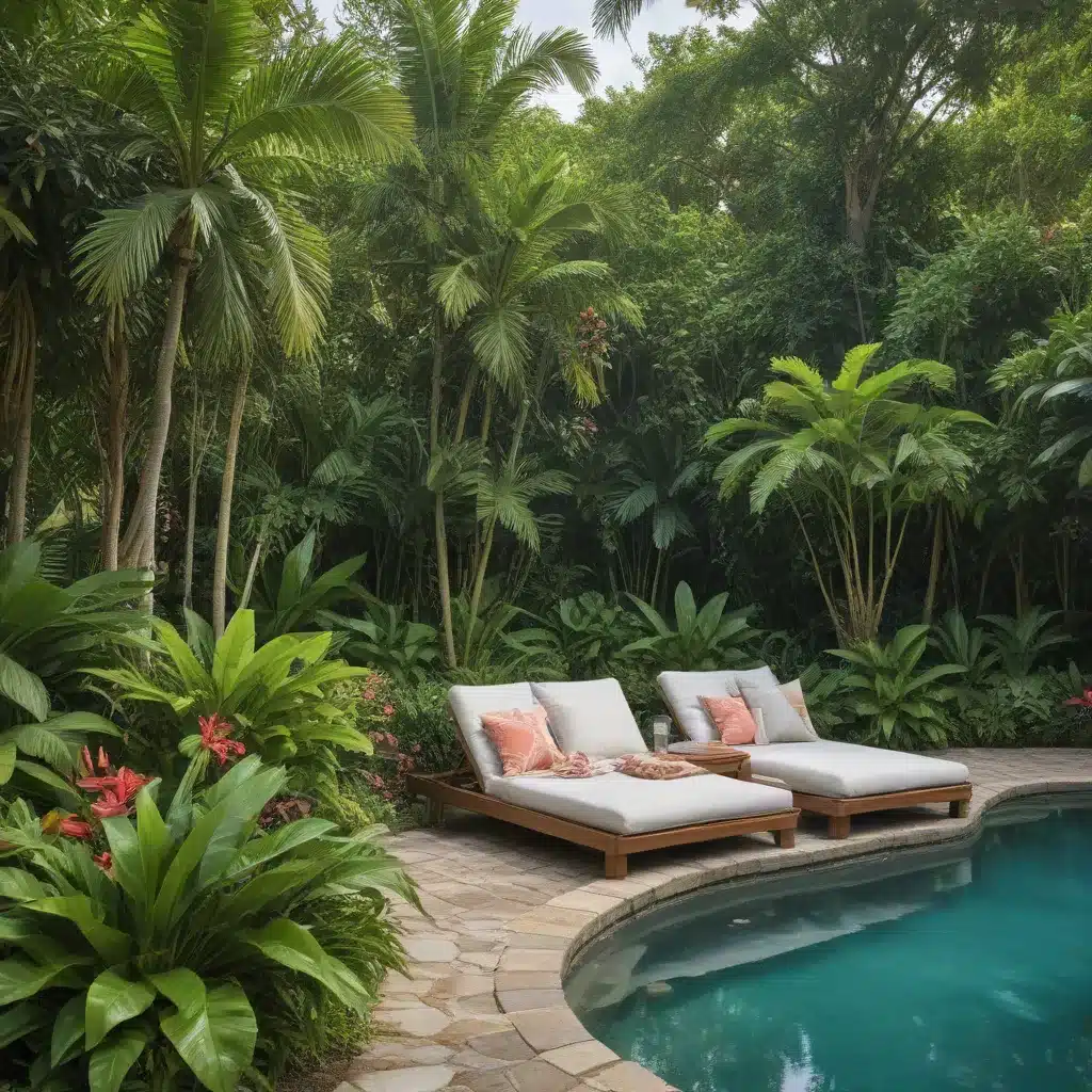 Tropical Tranquility – Lush, Laid-Back Backyard Getaways Tropical Tranquility – Lush, Laid-Back Backyard Getaways