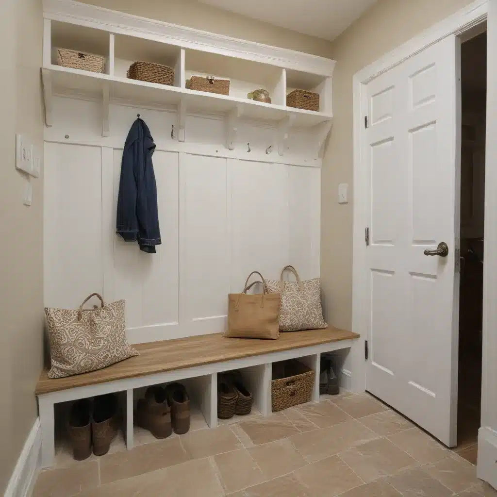 Turn Wasted Areas Into Beautiful Mudrooms