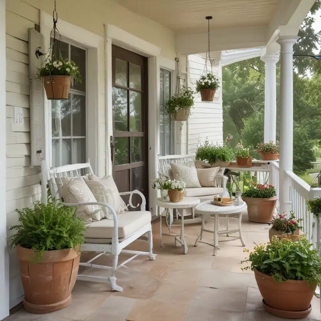 Turn Your Porch Into A Charming Sitting Area