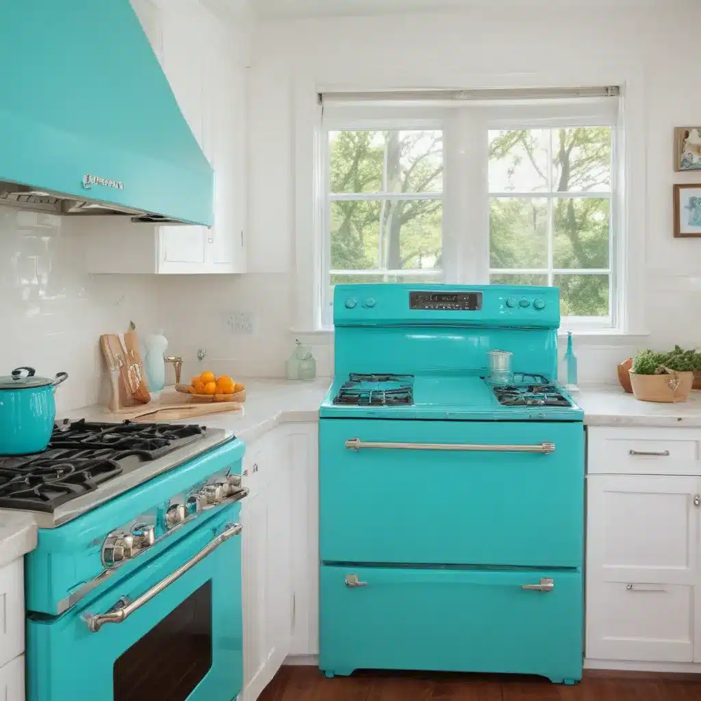 Turquoise Appliances: Vibrant Hue Makes a Bold Statement