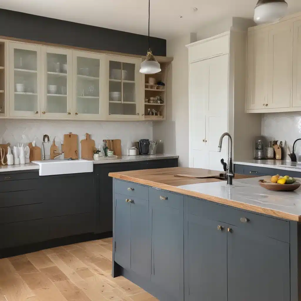 Two-Tone Kitchen Cupboards