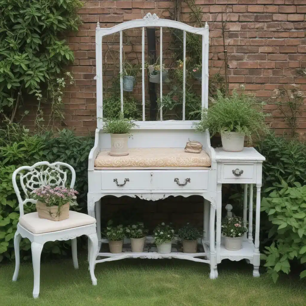 Upcycle Old Furniture Into Chic Garden Decor