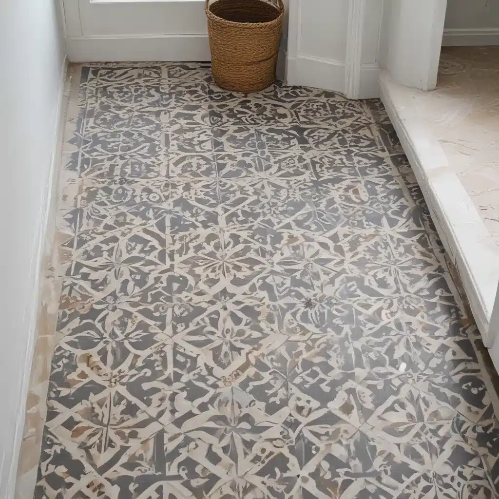 Use Stencils To Give Floors Loads Of Character