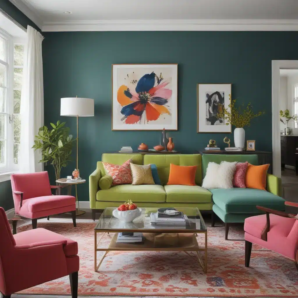 Utilizing Bold Colors To Update Interiors