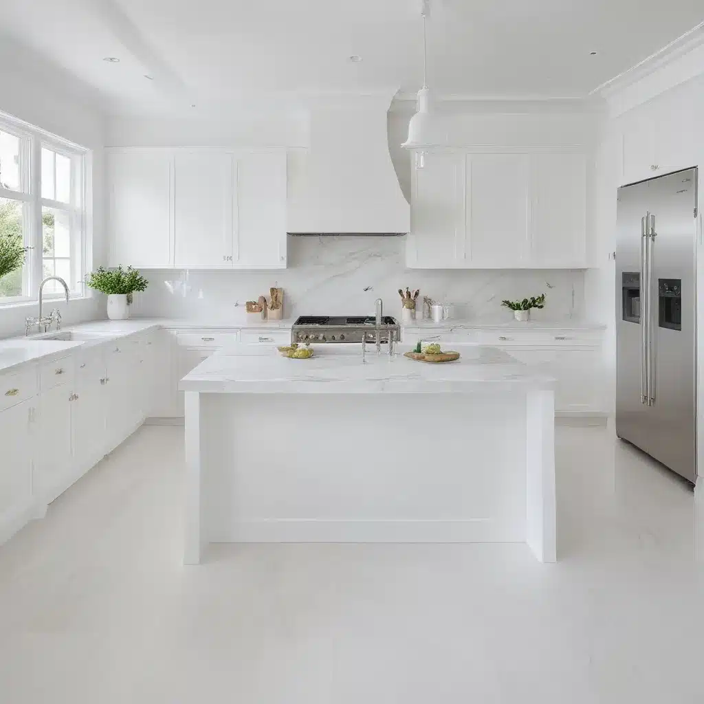 White on White: Elegant All-White Kitchen Designs