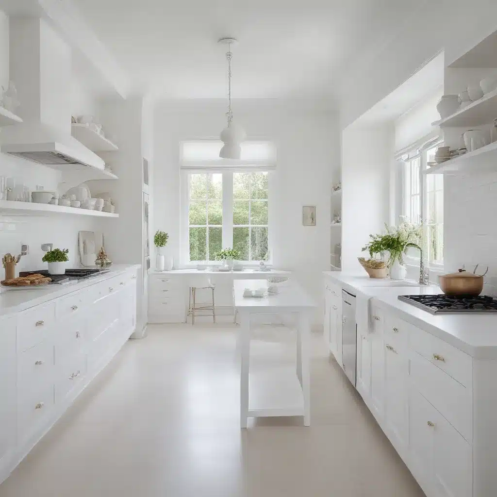 White on White: Elegant All-White Kitchens