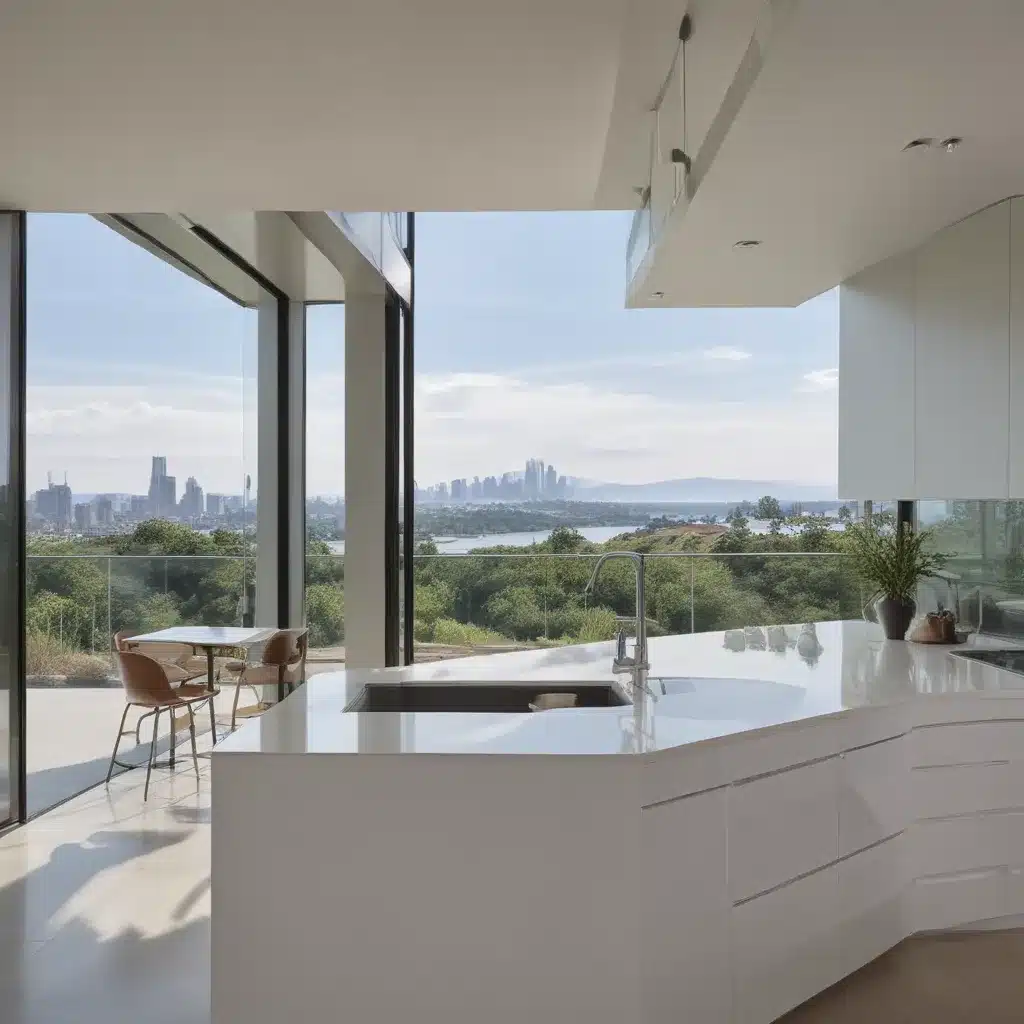 Windows to the World: Reflective Glass Backsplashes Showcase Views