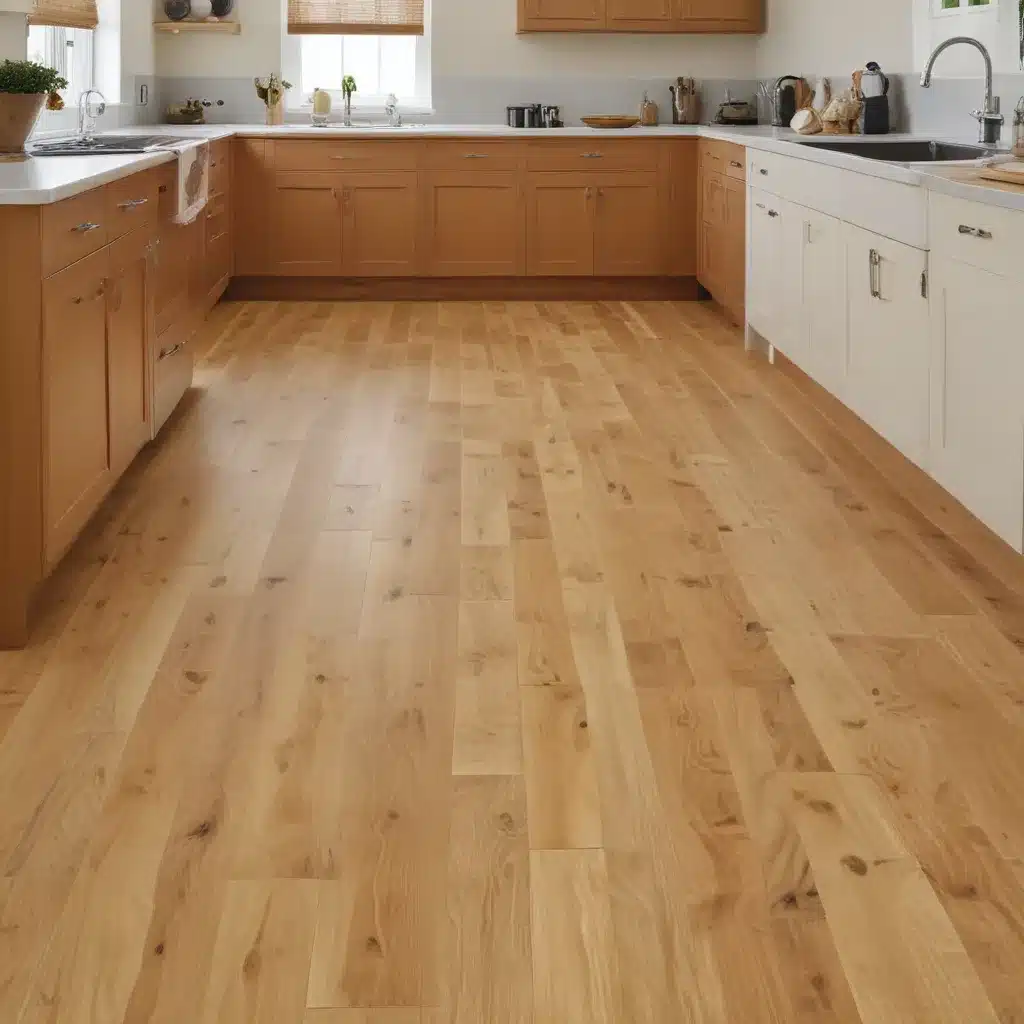 Wood Flooring: Warm, Natural Material for Kitchens