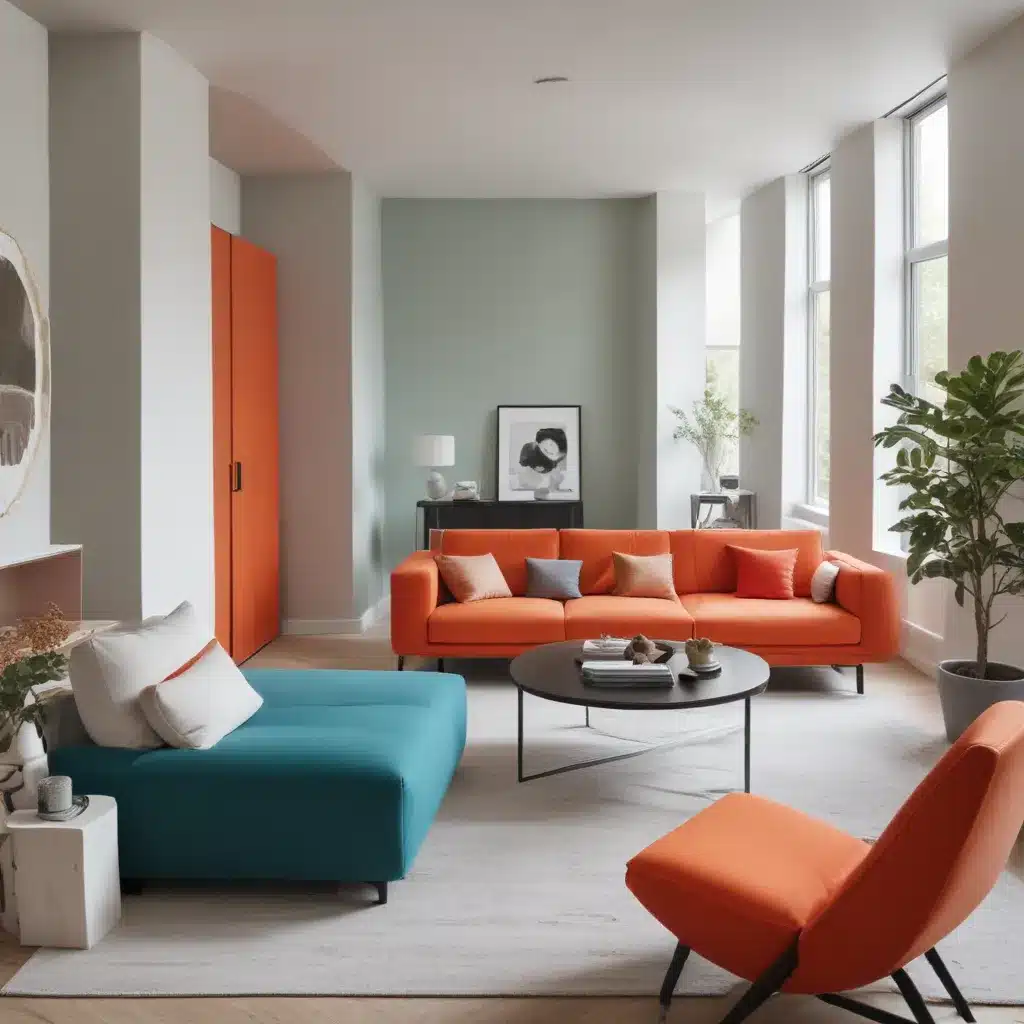 Zone Rooms With Color Blocking And Furniture Placement