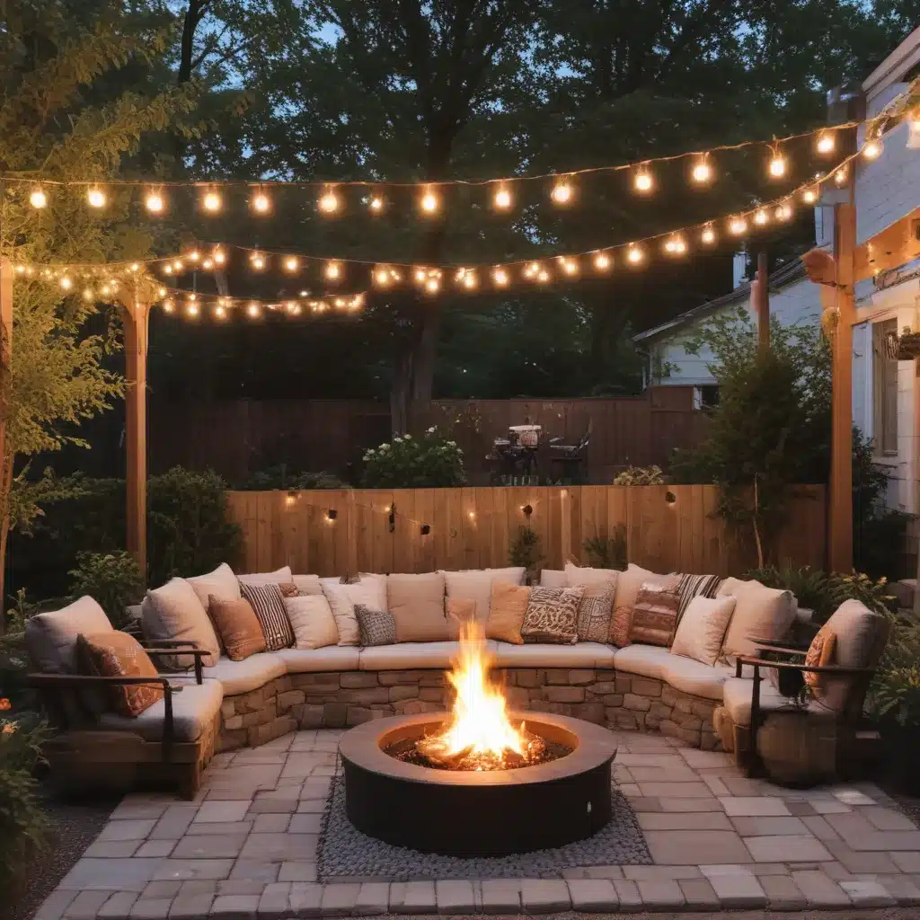 Cozy Backyard Fire Pit Inspo