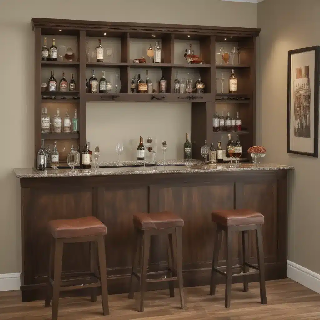 Create a Home Bar Area for Entertaining