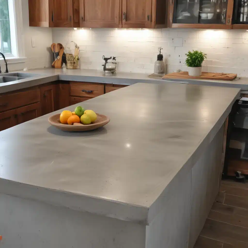 DIY Concrete Countertops For Industrial Chic Style