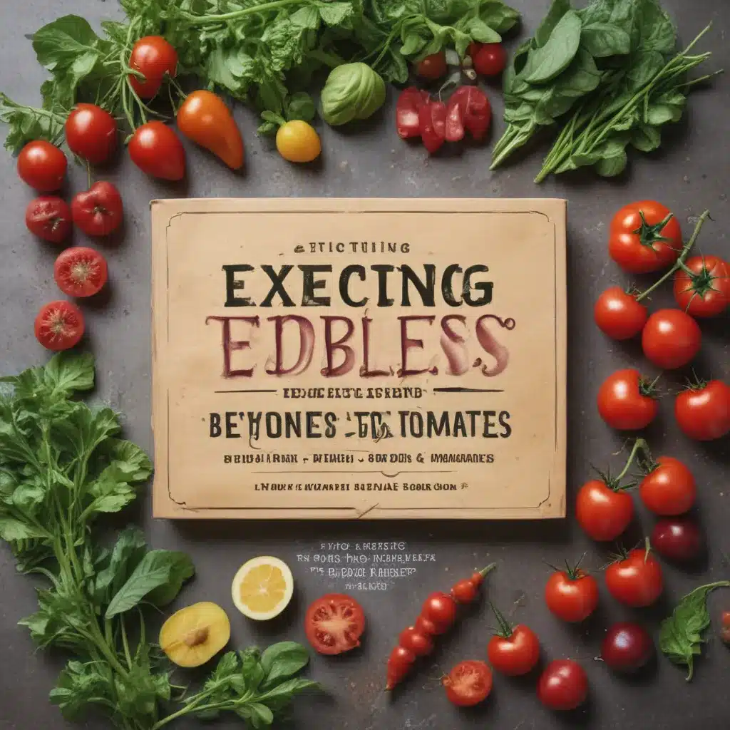 Exciting Edibles Beyond Tomatoes Exciting Edibles Beyond Tomatoes
