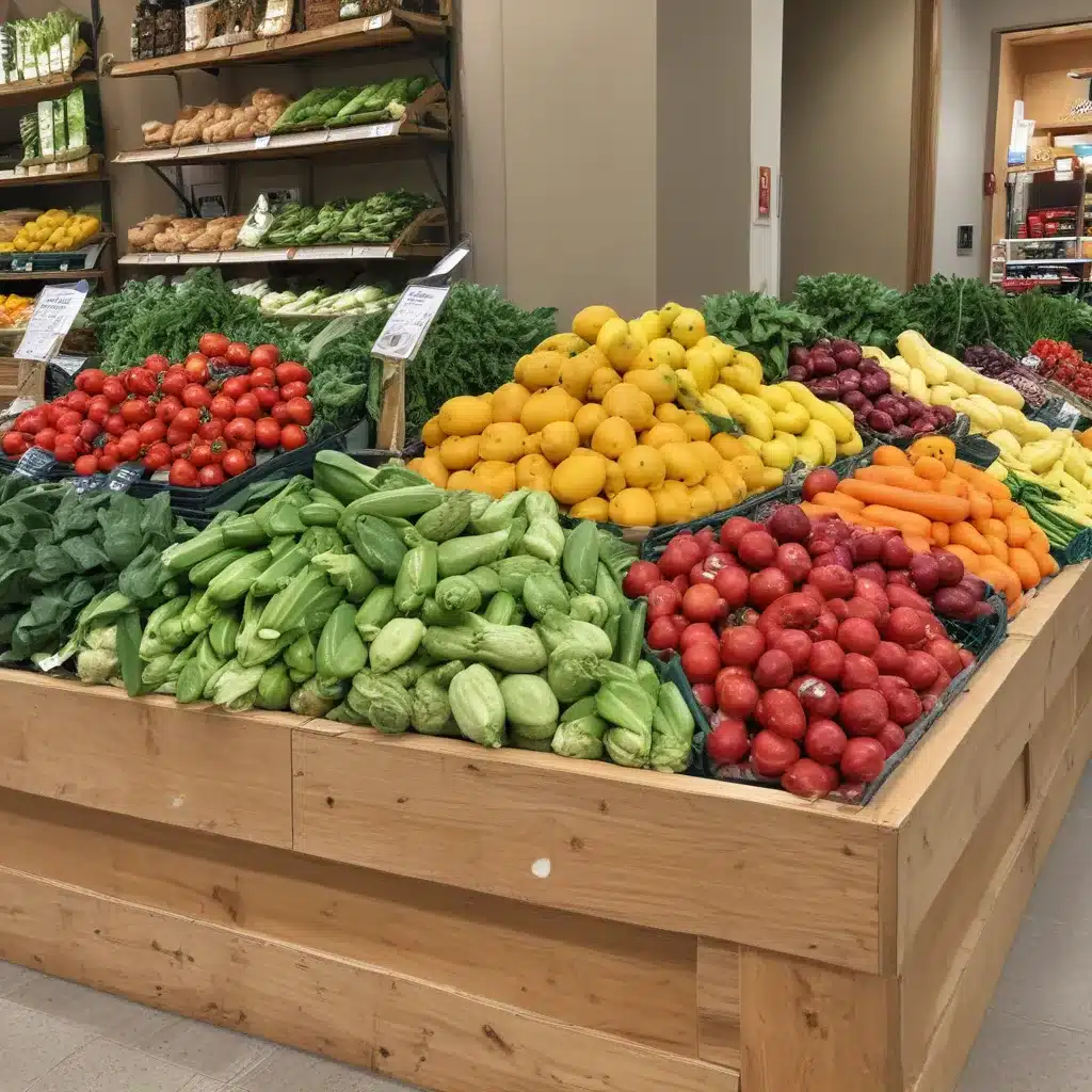 Fresh Produce On Display