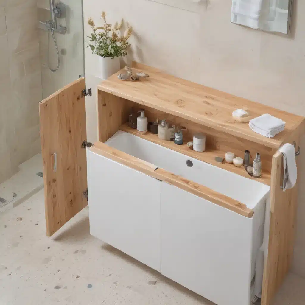 Hidden Storage For Clutter-Free Baths Hidden Storage For Clutter-Free Baths