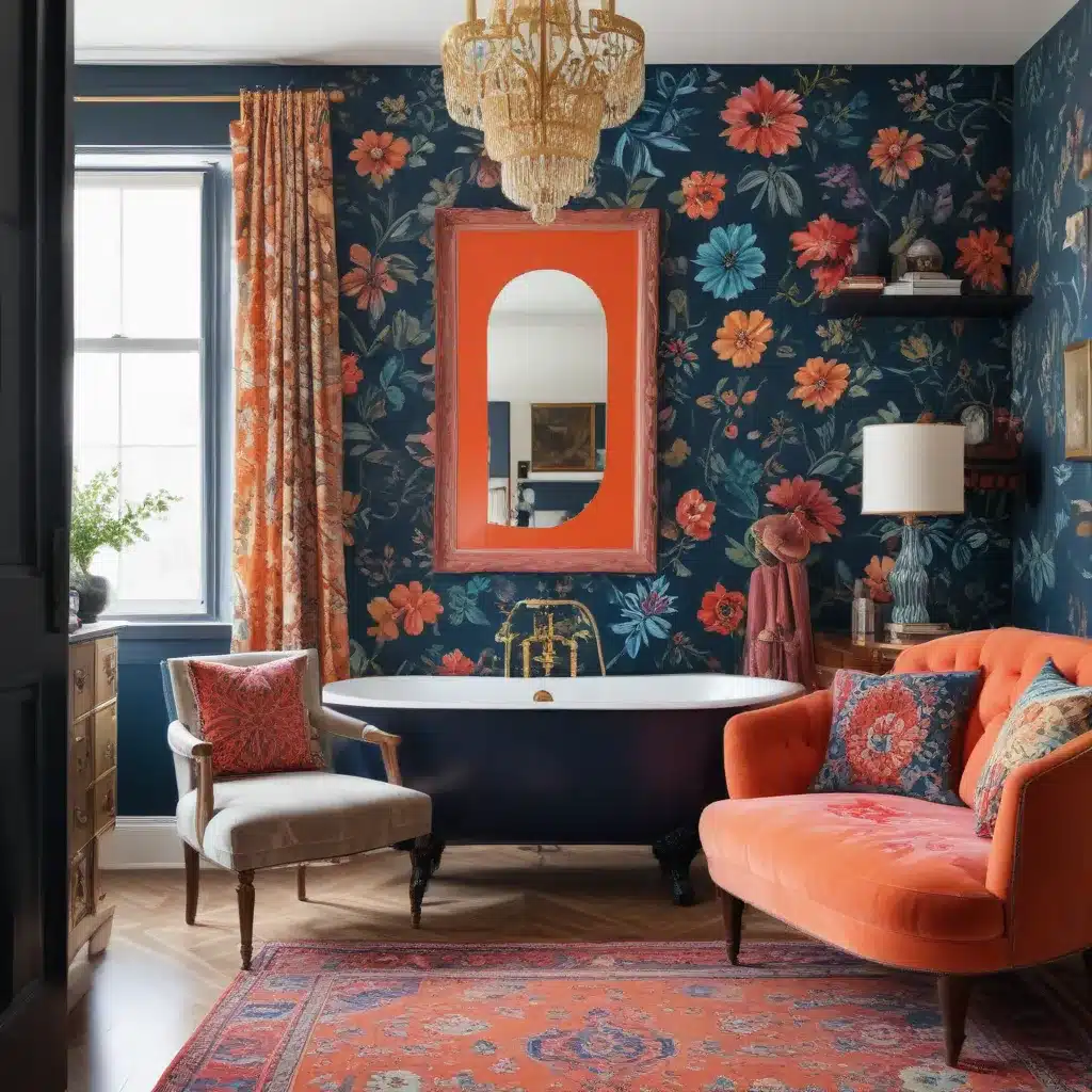 Incorporate Bold Colors and Patterns