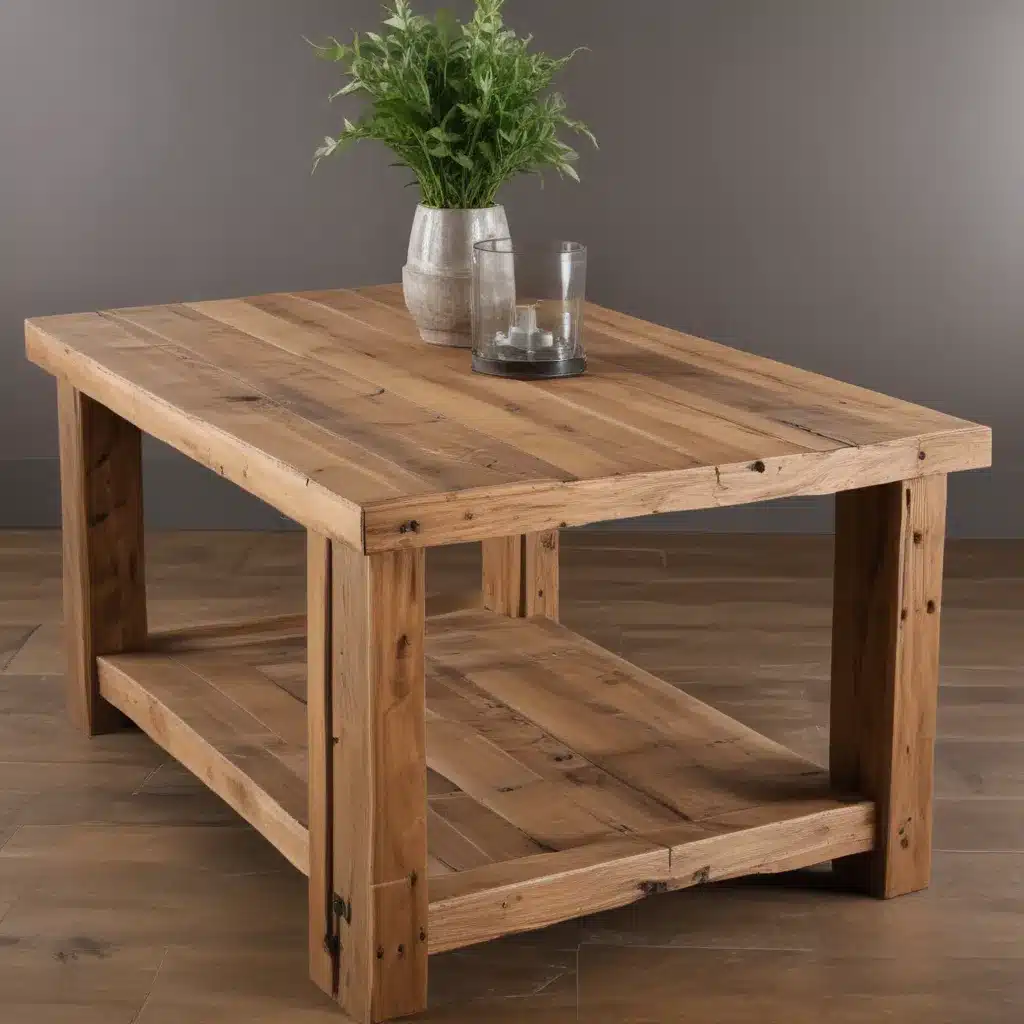 Introduce Charm With Reclaimed Wood Furnishings