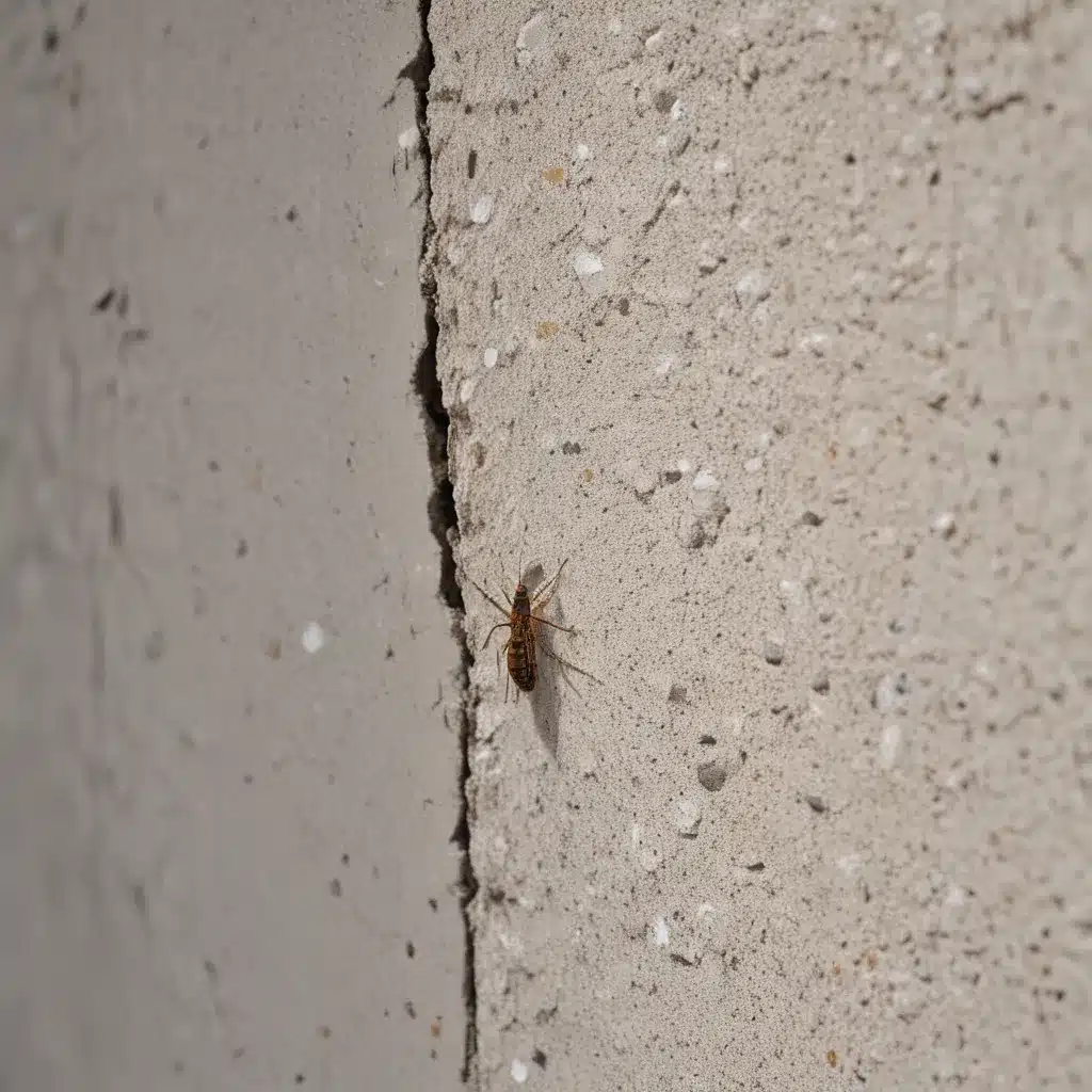 Keep Bugs Out by Sealing Cracks and Crevices
