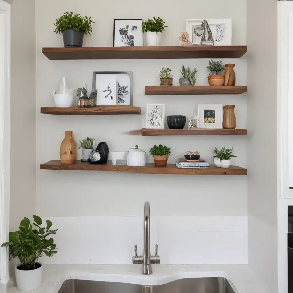 Maximize Vertical Space With Floating Shelves