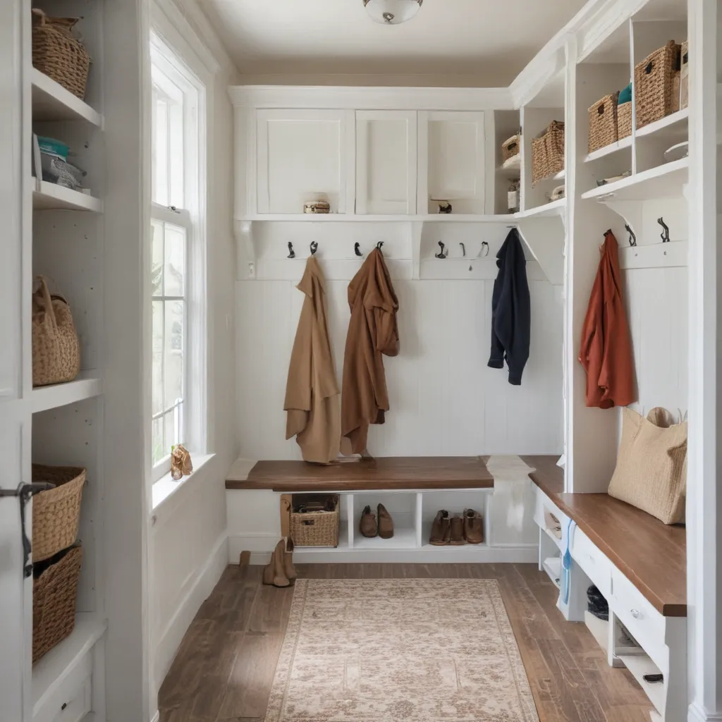 Mudroom Built-Ins Wrangle Lifes Clutter by the Door