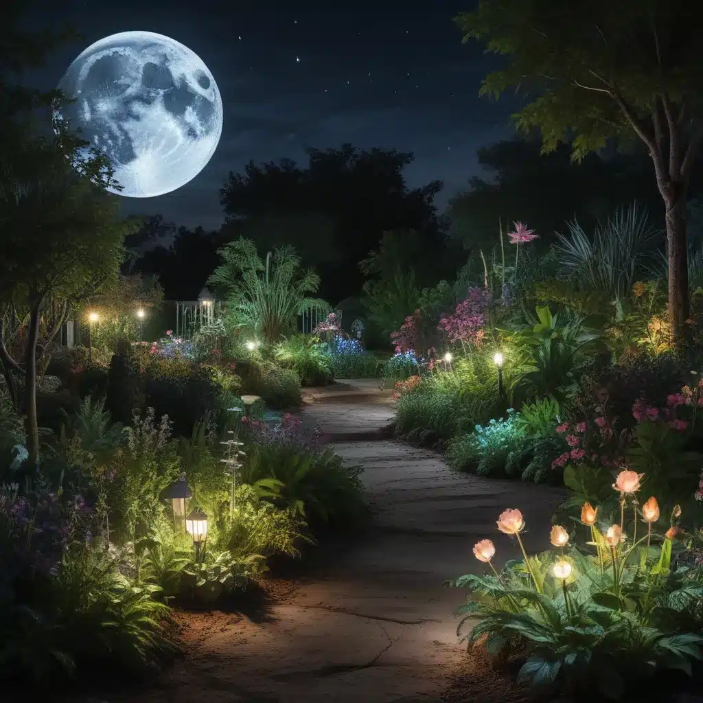 Mystical Moon Gardens Glow At Night Mystical Moon Gardens Glow At Night