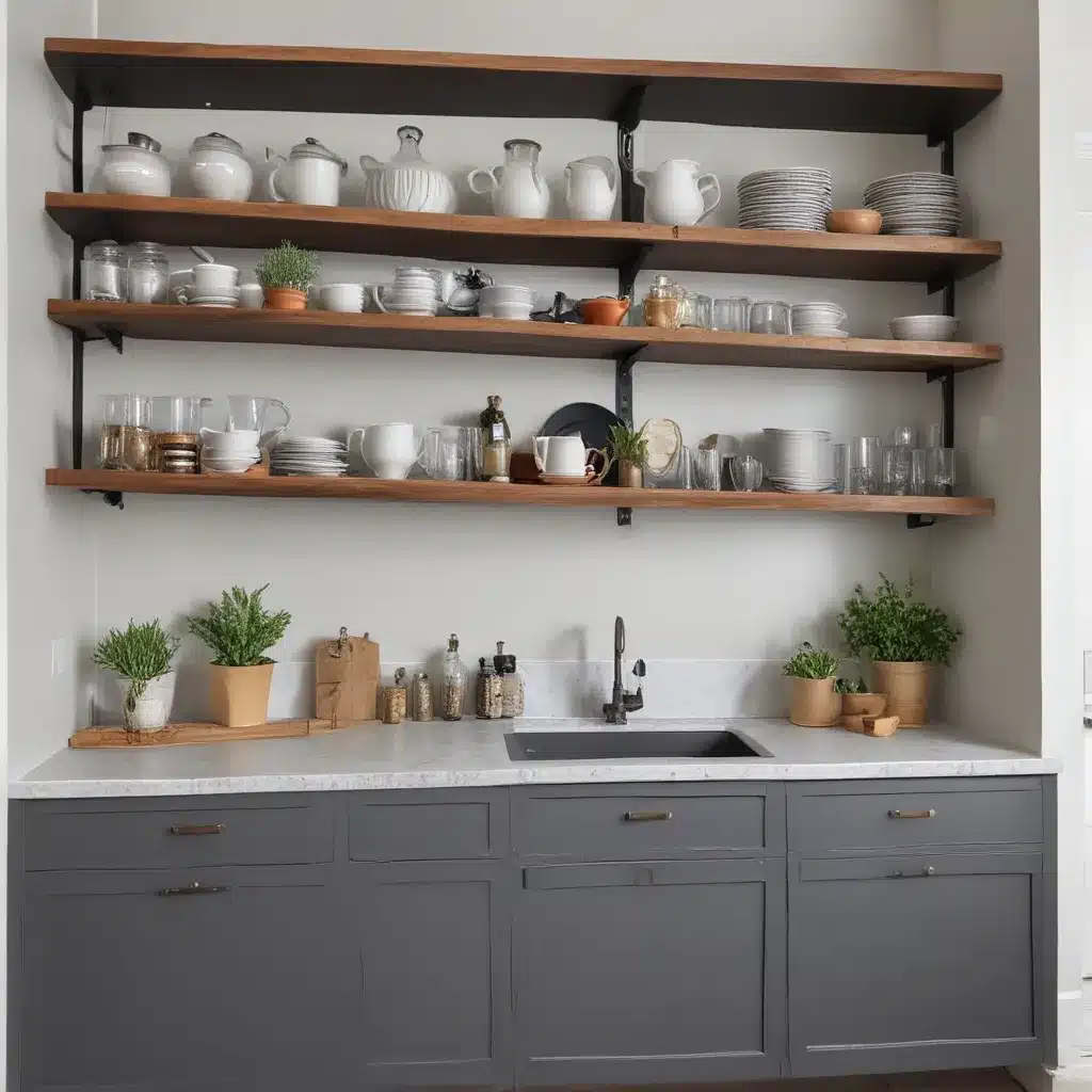 Open Shelving And Cabinets