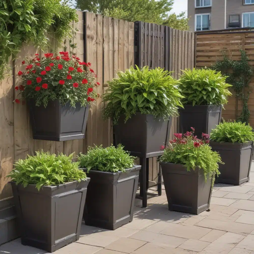 Planters And Containers Maximize Space