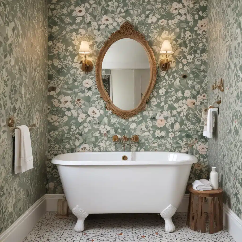 Refreshing Bathrooms With Vintage Inspired Wallpapers
