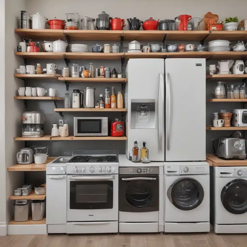 Shelves Show Off Appliances