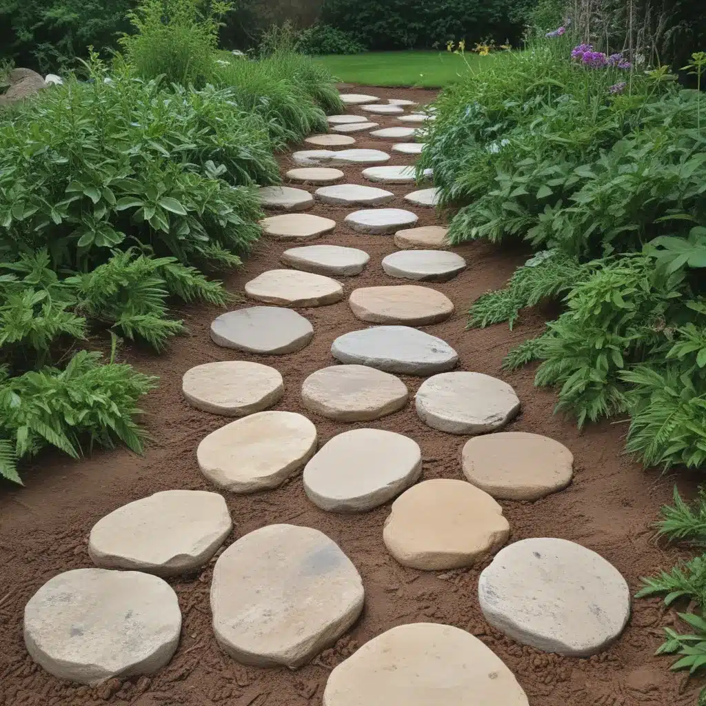 Stepping Stone Pathways Wander and Unwind