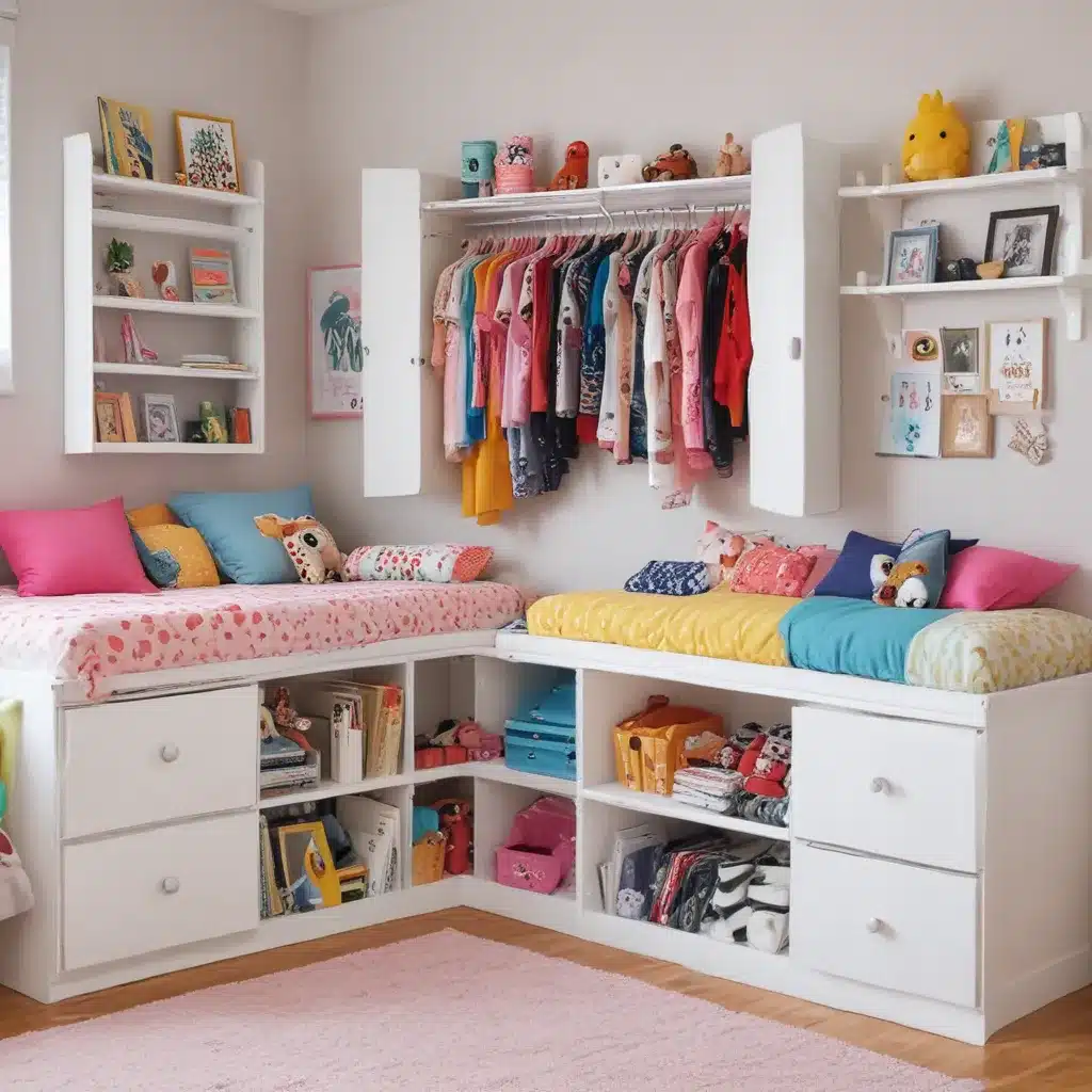 Storage Hacks For Kids Bedrooms