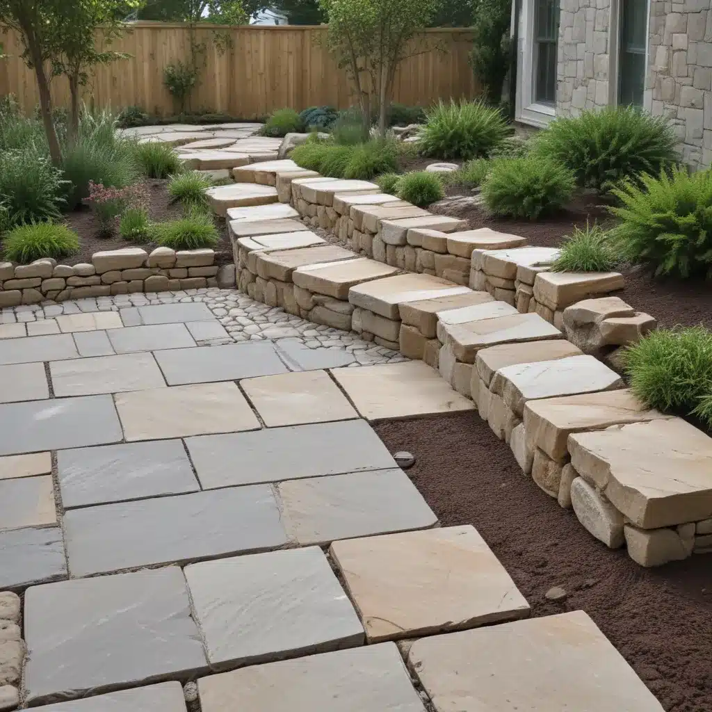 Stylish Hardscaping With Stone and Wood