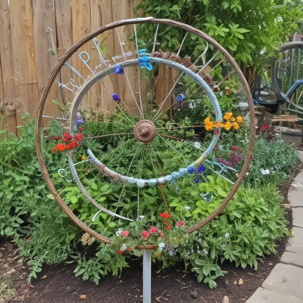 Upcycle And Repurpose For Garden Art