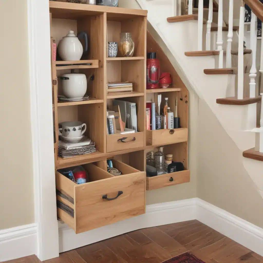 Utilize Awkward Spaces with Clever Storage Solutions